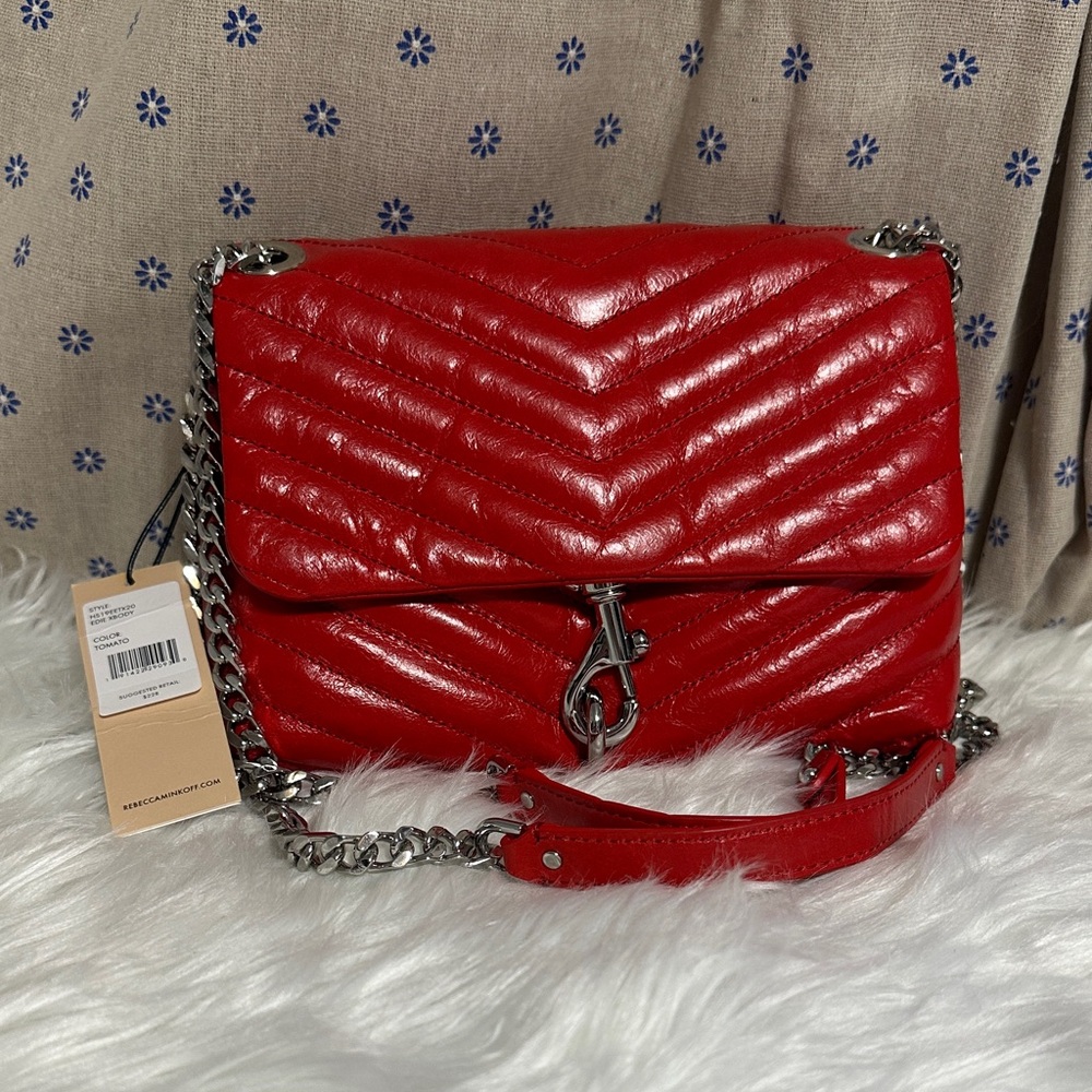 Rebecca Minkoff Red Quilted Crossbody Bag